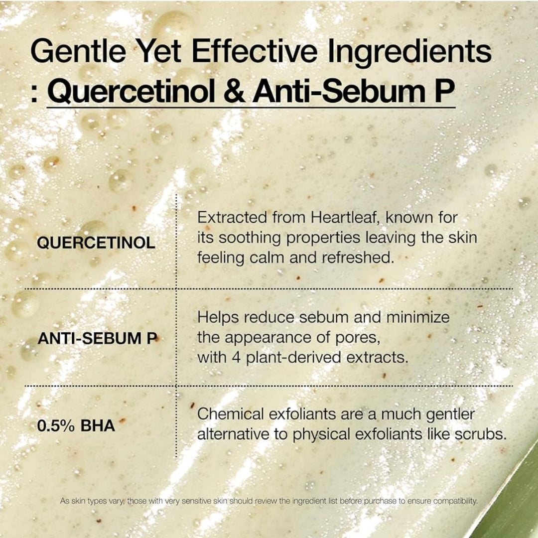 HEARTLEAF QUERCETINOL PORE DEEP CLEANSING FOAM