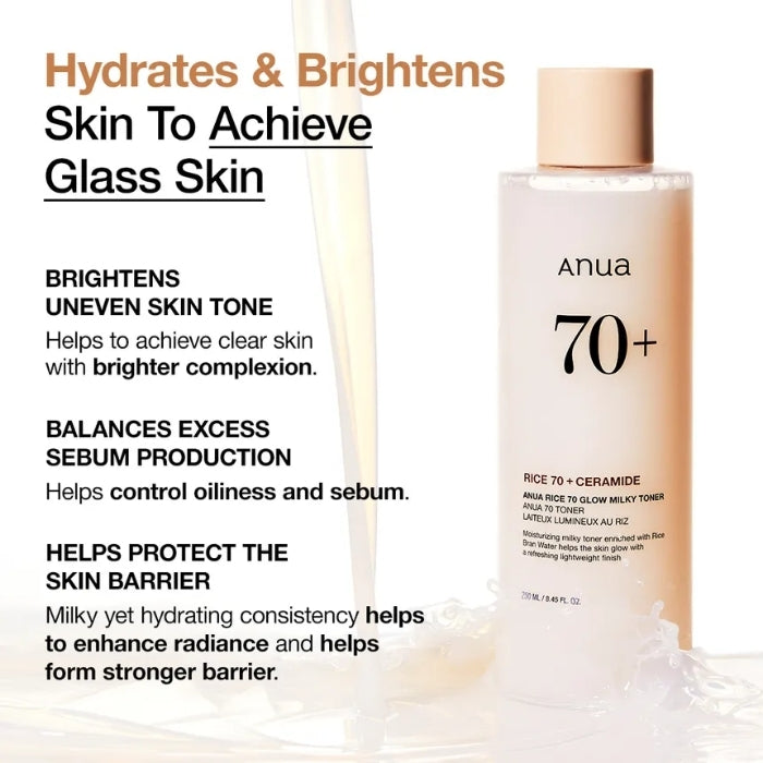[Anua] RICE MILKY TONER