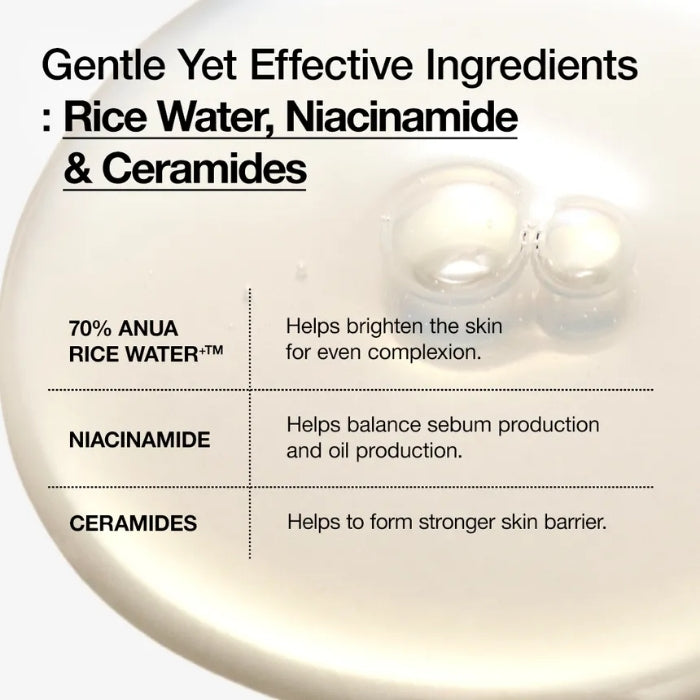 [Anua] RICE MILKY TONER