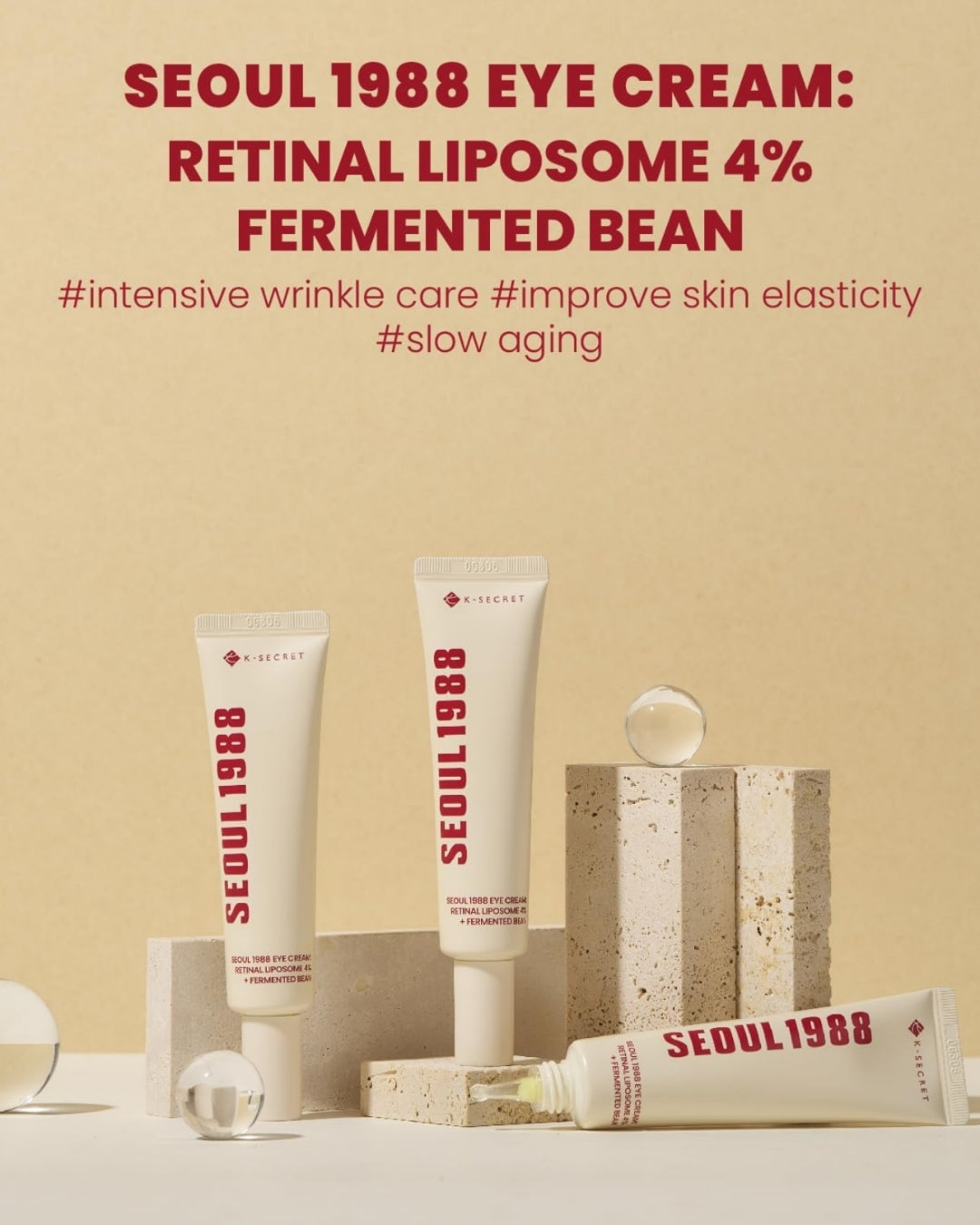 [KSECRET] Seoul 1988 Eye Cream – Retinal Liposome 4% + Fermented Bean