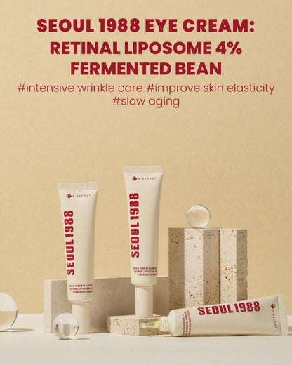 [KSECRET] Seoul 1988 Eye Cream – Retinal Liposome 4% + Fermented Bean